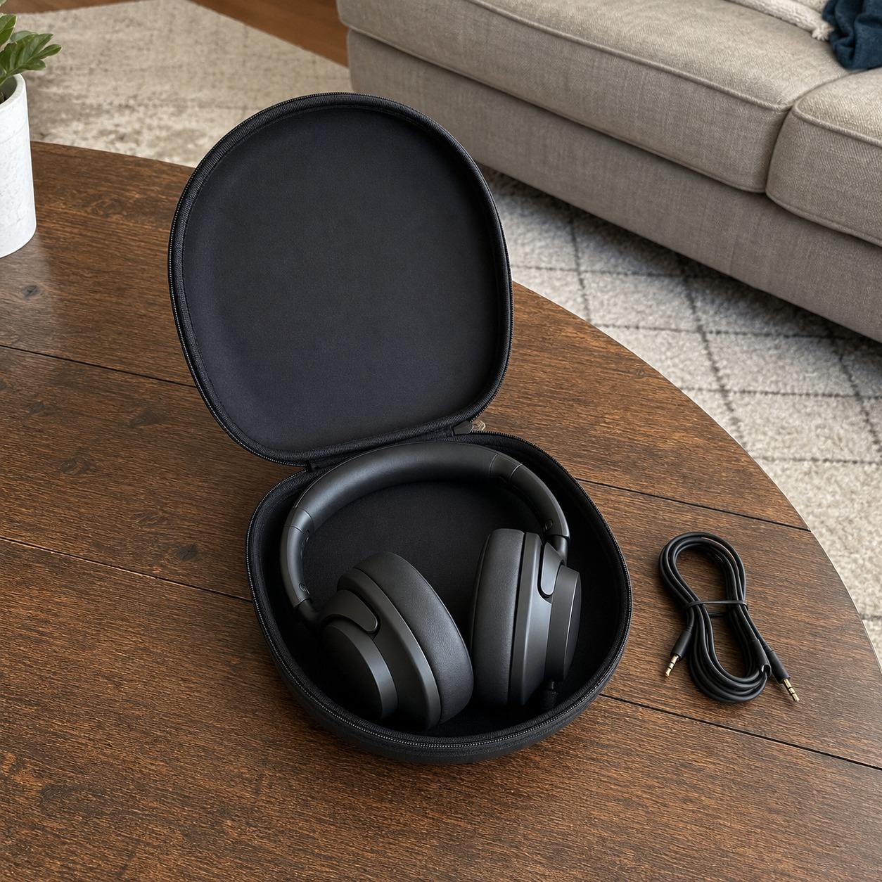 Sold like new Sony WH-1000XM5 Noise Canceling Headphones photographed by the seller