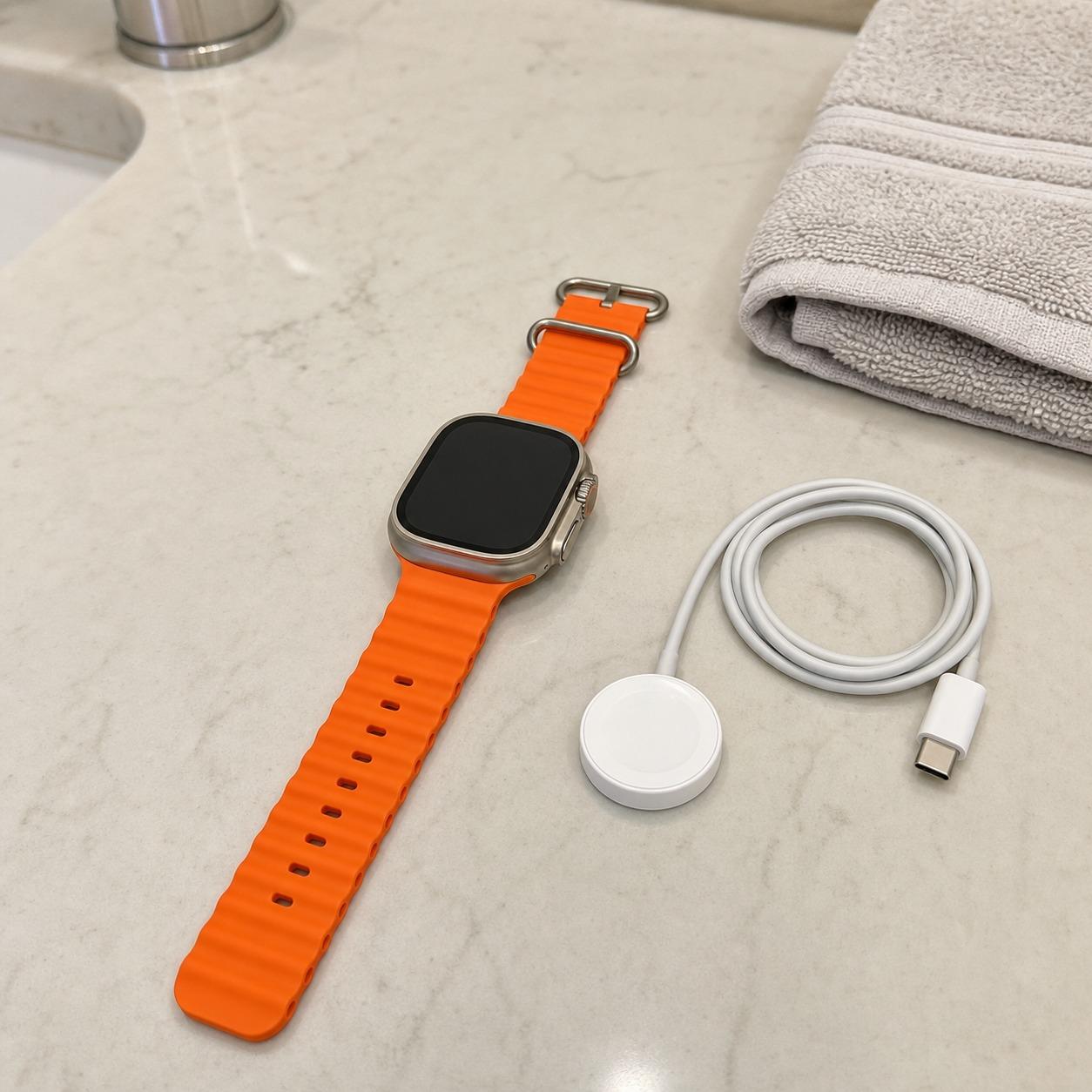 Sold like new Apple Watch Ultra 2 Titanium photographed by the seller